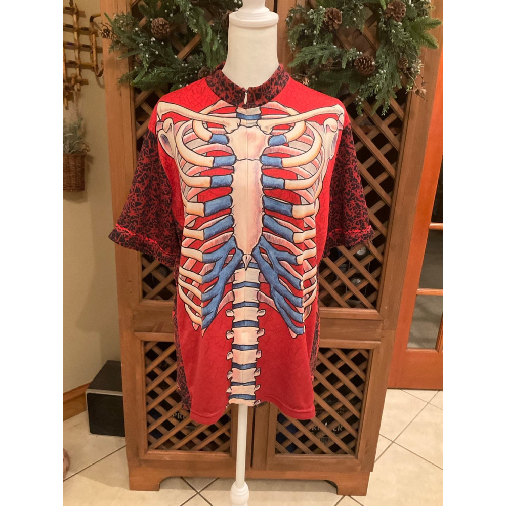 Primal Cycling Jersey The Bone Collector Mens XL Skeleton Graphic